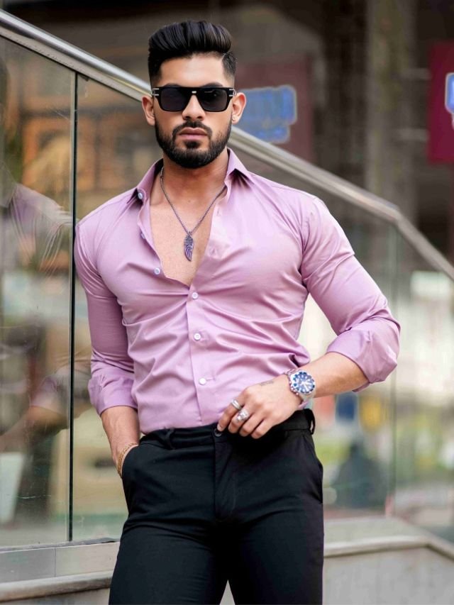 Plain Mauve Color Shirts For Men Plain Mauve Color Shirts For Men