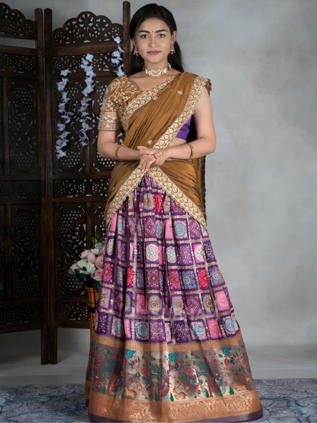 Bandhani Print Half Saree Bandhani Print Half Saree