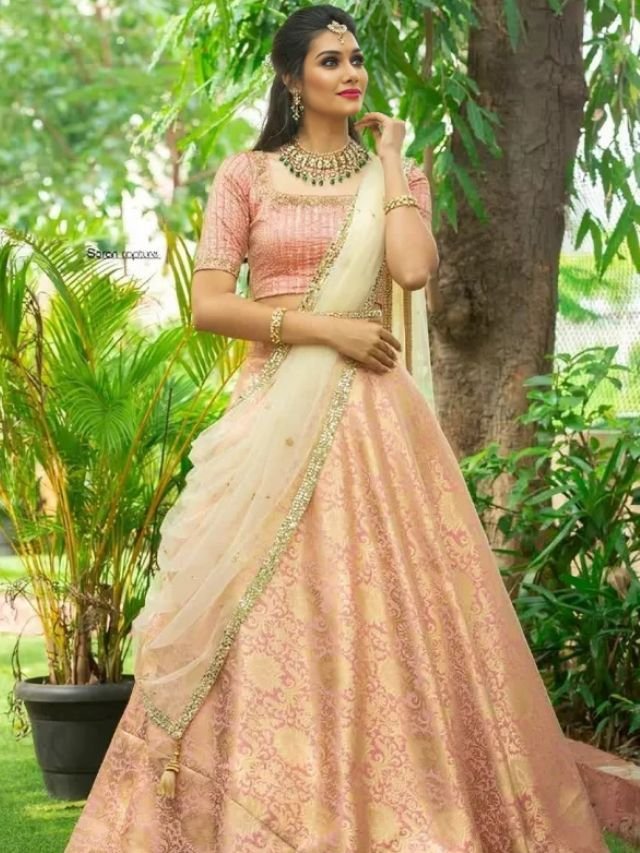 Cream Color Half Saree Cream Color Half Saree