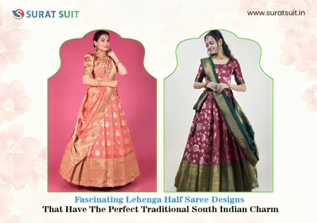 Lehenga Half Saree Designs Lehenga Half Saree Designs
