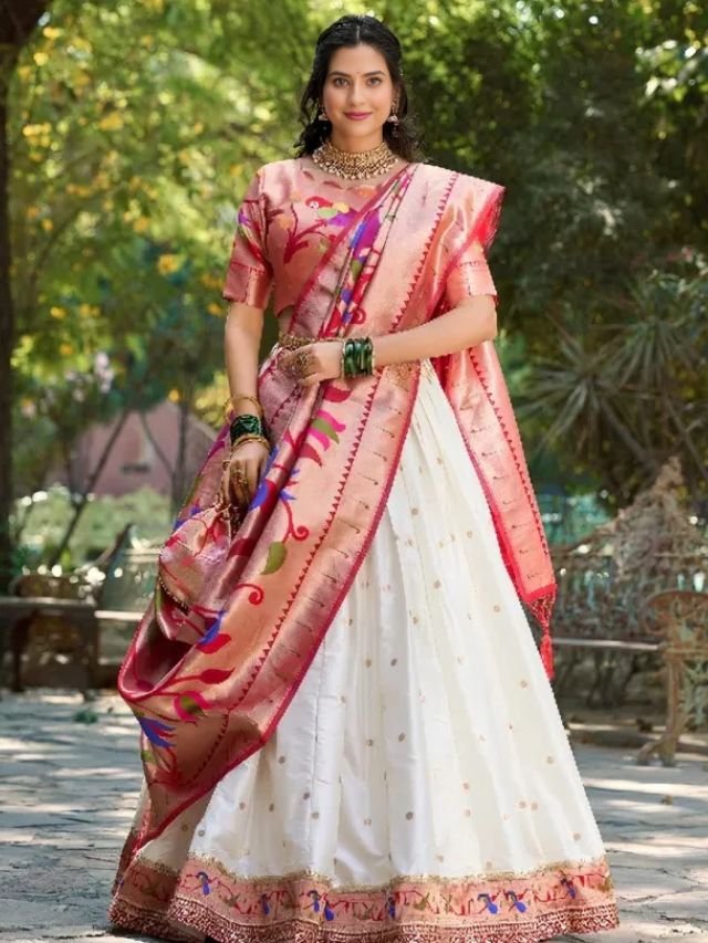 Paithani Silk Half Sarees Paithani Silk Half Sarees