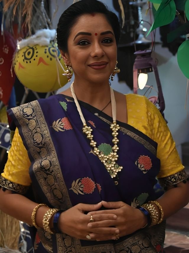 Anupama in blue sarees Anupama in blue sarees