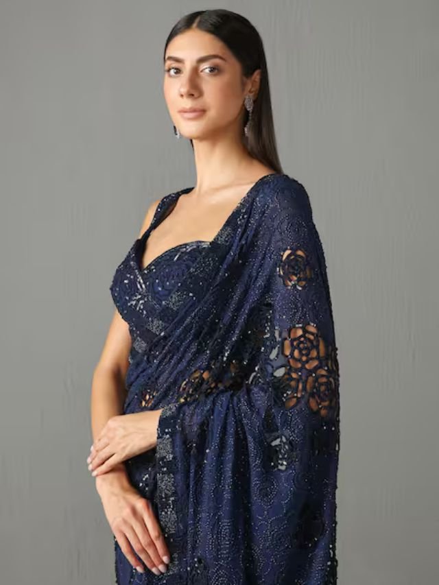 Cutwork Saree Cutwork Saree