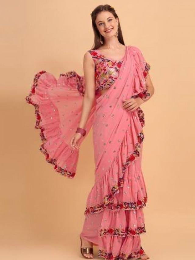 Ruffle Sarees Ruffle Sarees