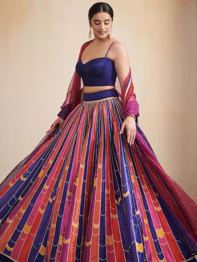 Flared Panel or Kalidar Lehenga Design Flared Panel or Kalidar Lehenga Design