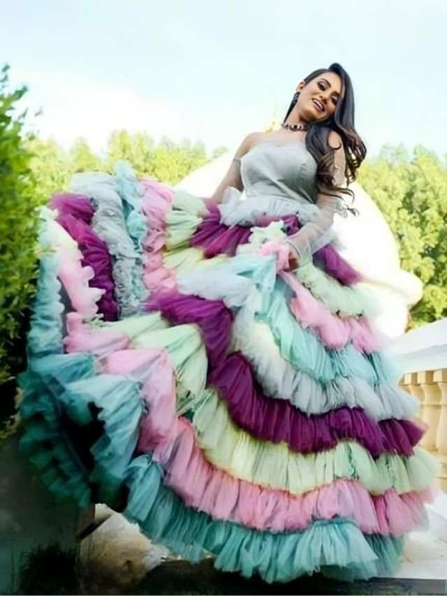 Flared Ruffle Lehenga Flared Ruffle Lehenga