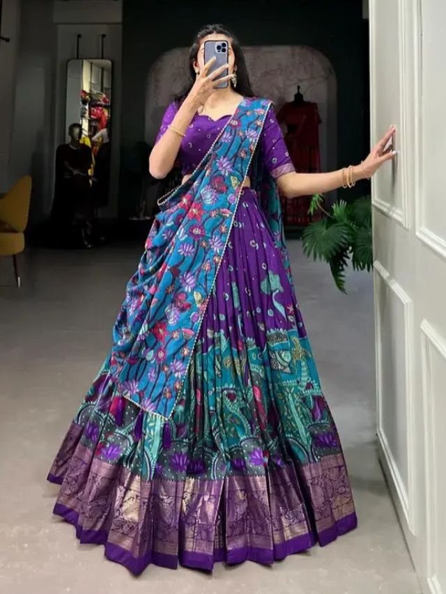 Floor Length Flared Lehenga Floor Length Flared Lehenga