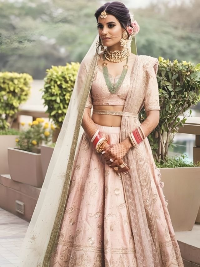 Keep Net Dupatta One side in Front and Other side at Back with Lehenga Keep Net Dupatta One side in Front and Other side at Back with Lehenga