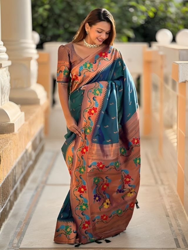 Nivi Drape Paithani Silk Saree Nivi Drape Paithani Silk Saree