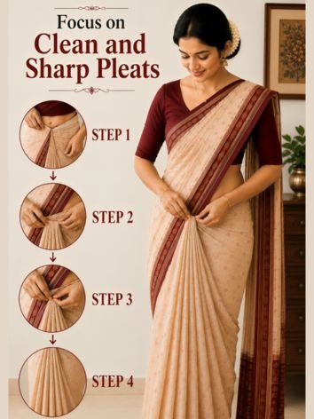 Focus on Clean and Sharp Pleats