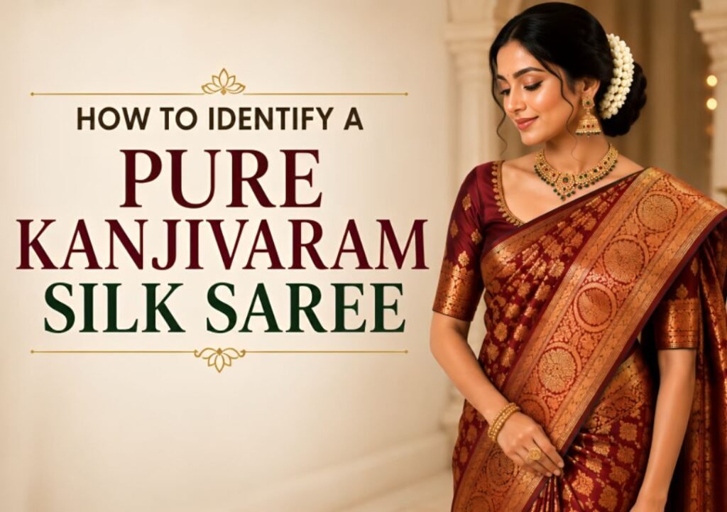 How to Identify a Pure Kanjivaram Silk Saree How to Identify a Pure Kanjivaram Silk Saree