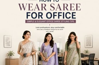 How to Wear Saree for office How to Wear Saree for office