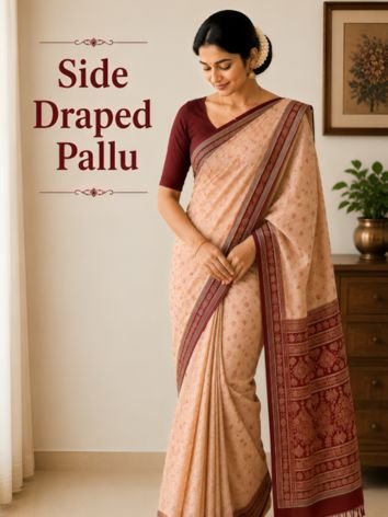 Side Draped Pallu