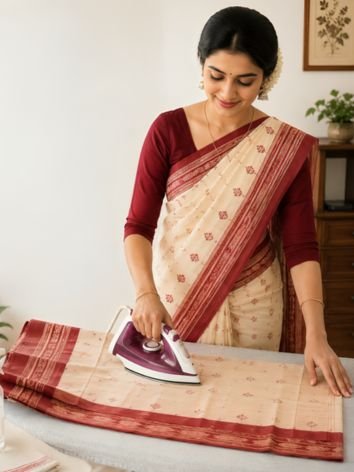 Start With Proper Saree Preparation