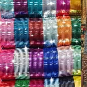 27 Color Metal Shiny Finish Bangles Set