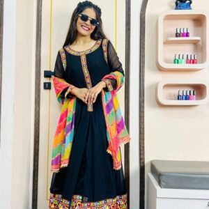 3 Piece Fancy Fully Stitched Gown