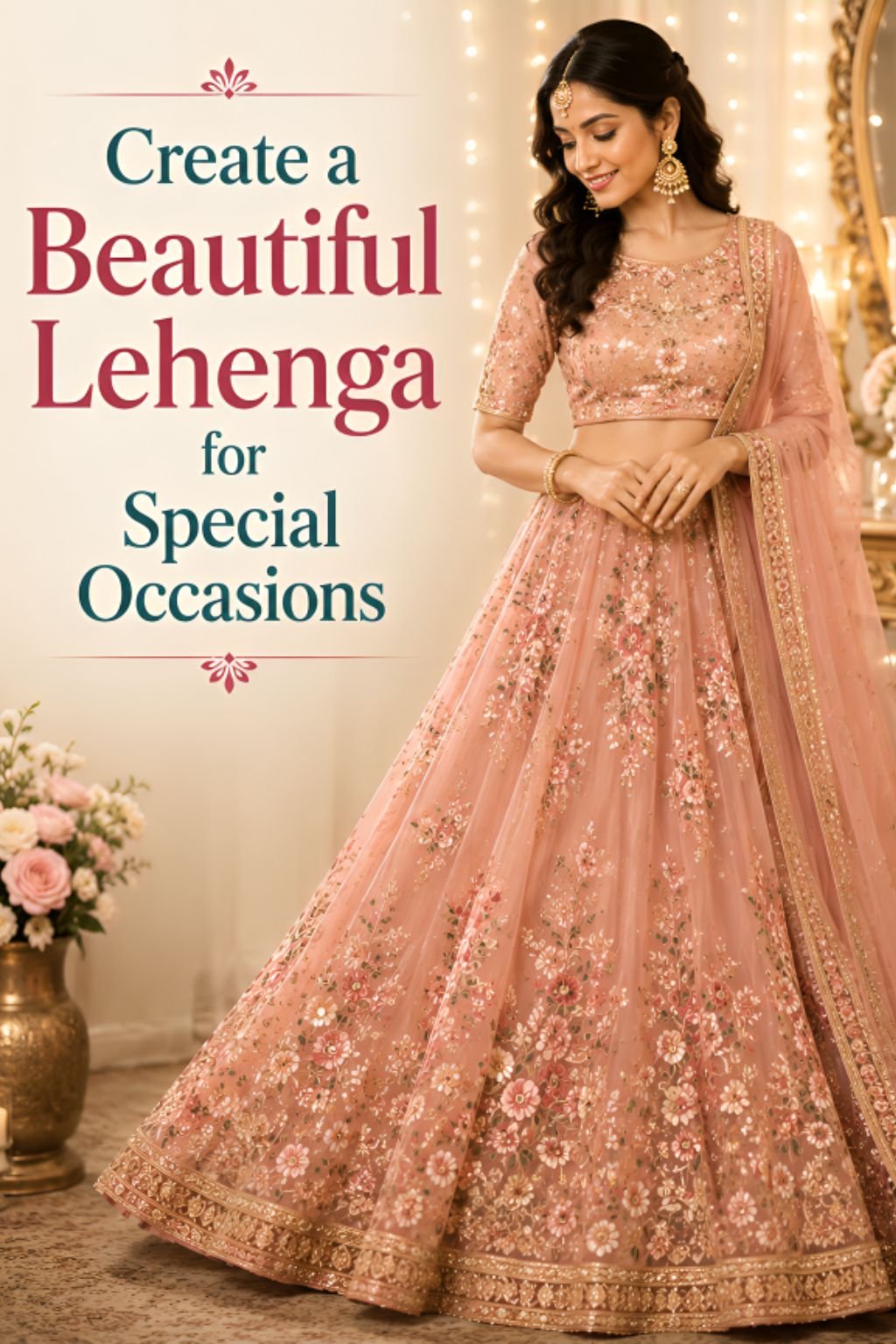 Create a Beautiful Lehenga for Special Occasions Create a Beautiful Lehenga for Special Occasions
