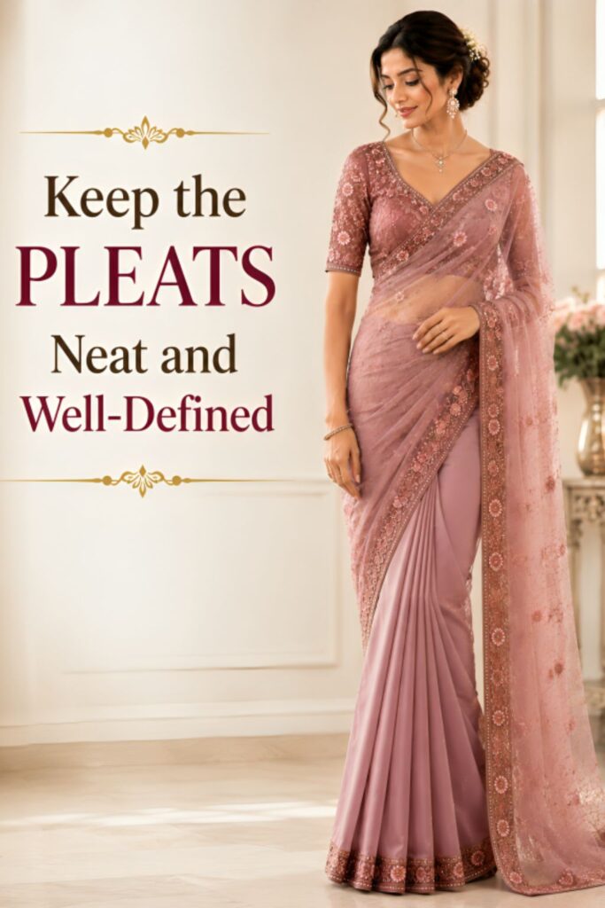 Keep the Pleats Neat and Well Defined Keep the Pleats Neat and Well-Defined