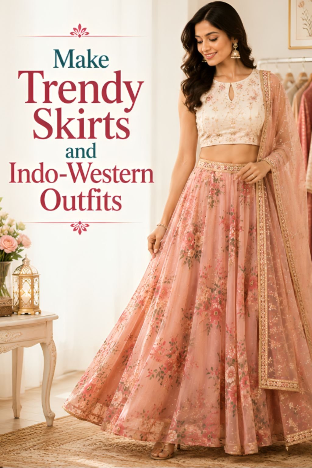 Make Trendy Skirts and Indo Western Outfits Make Trendy Skirts and Indo-Western Outfits