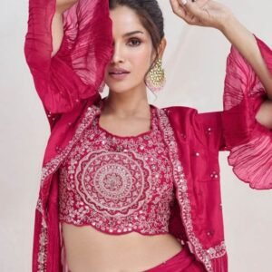 Aashirwad Creation Aaarzoo 9912 Series Pink Lehenga