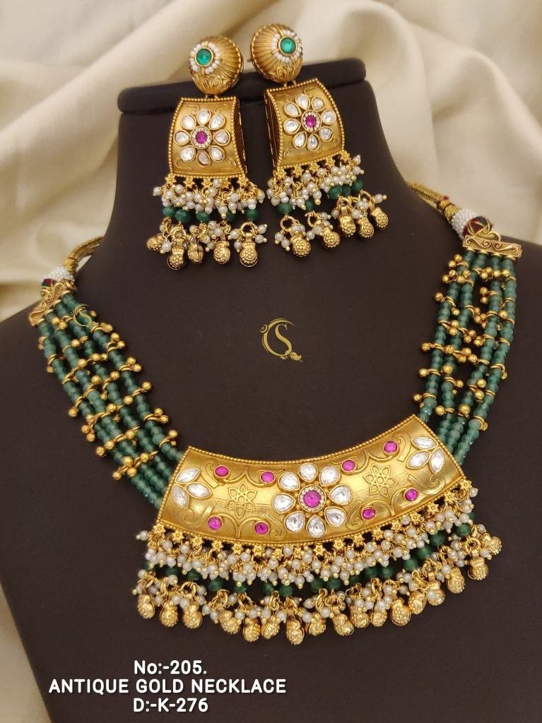 antique gold necklace set 1747393029 Antique Gold Necklace Set