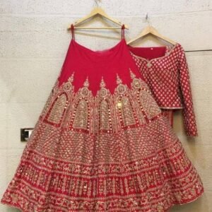 Attractive Party Wear Malai Satin Silk Lehenga Choli With Embroidery Work
