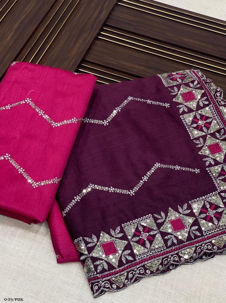 beautifull mono banglori silk 1723637245 Beautifull Mono banglori silk Pink Saree