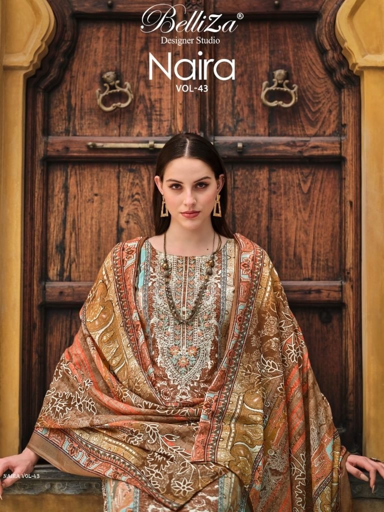 belliza designer studio presen 1712225863 Belliza Designer Studio Presents Naira Vol42 Premium Designer Collection Top 100 Pure Cotton Digital Prints With Exclusive Heavy Self Embroidery 2