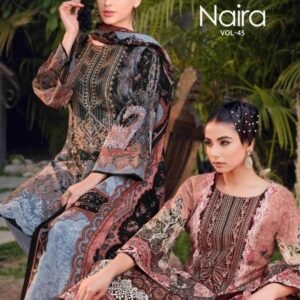 Belliza Designer Studio Present NAIRA VOL 45 Cotton Digital Print Dress Material