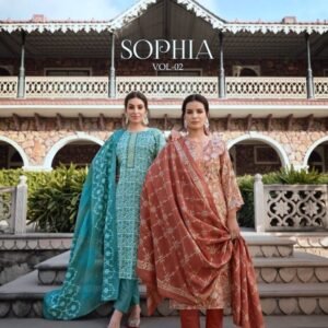 Belliza Designer Studio Sophia Vol 2 Cotton Unstitch Salwar Suit For Women