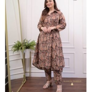Best Brown Lilan Cotton Co ord Set