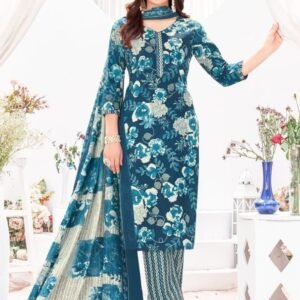 Best Quality Ocean Blue Kurti Pant Set