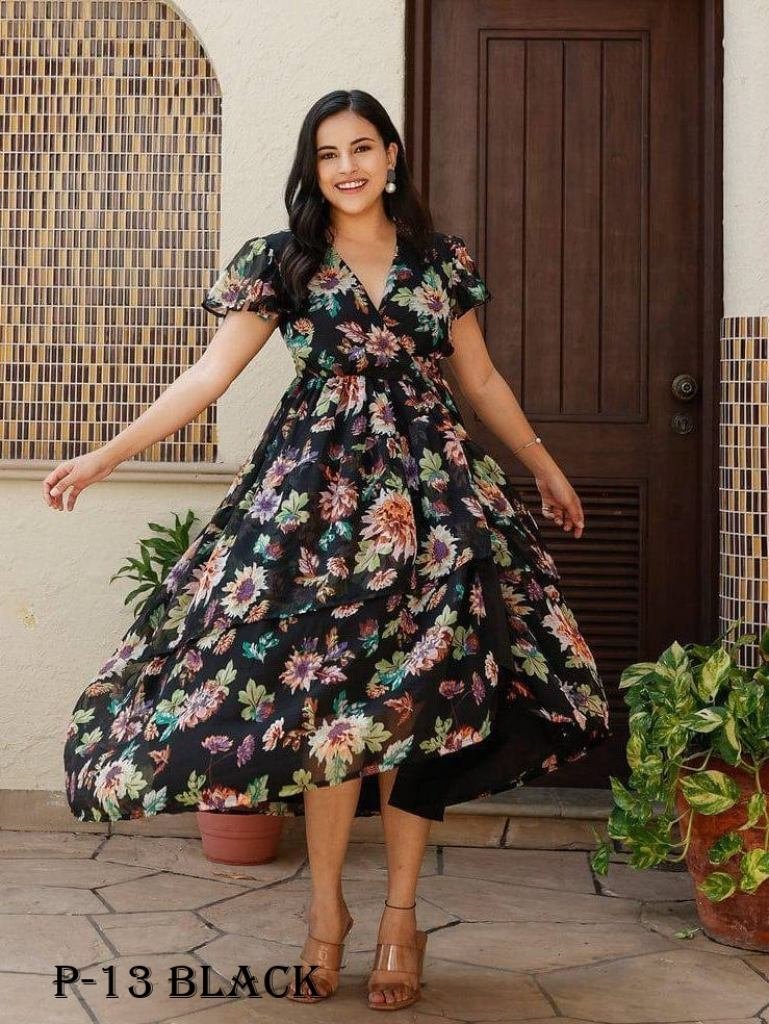 black maxi flower one piece 1718173040 Black Flower Print One Piece Maxi Dress