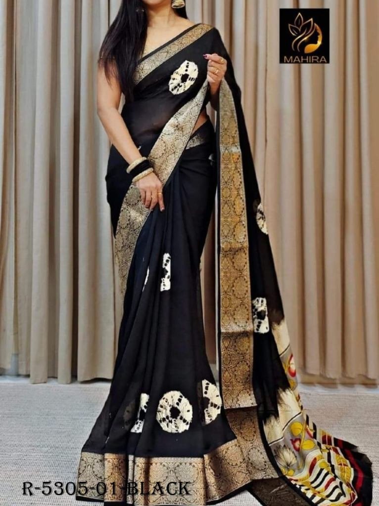 black shibori kalamkari dola s 1717492808 Black Shibori Kalamkari Dola Silk Saree