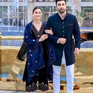 Bollywood Glamour Velvet Suit Set With Real Mirror Work