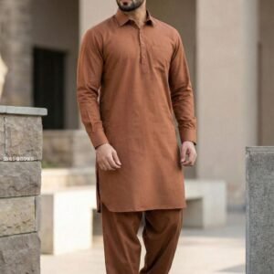 Brown Kurta Pajama for Men