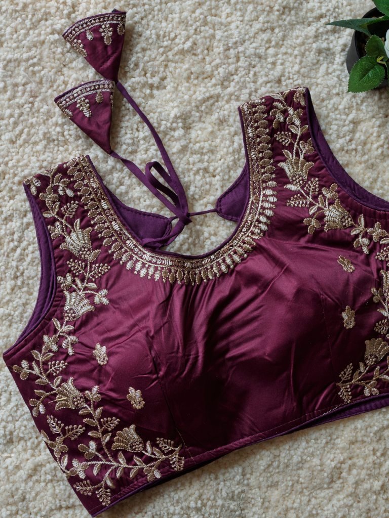 butter silk sequence touch pre 1742987629 Butter Silk Sequence Touch Pretty Beet Red Blouse