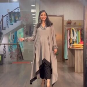Chiku Trendy Thread Work Silk Dhoti Suits