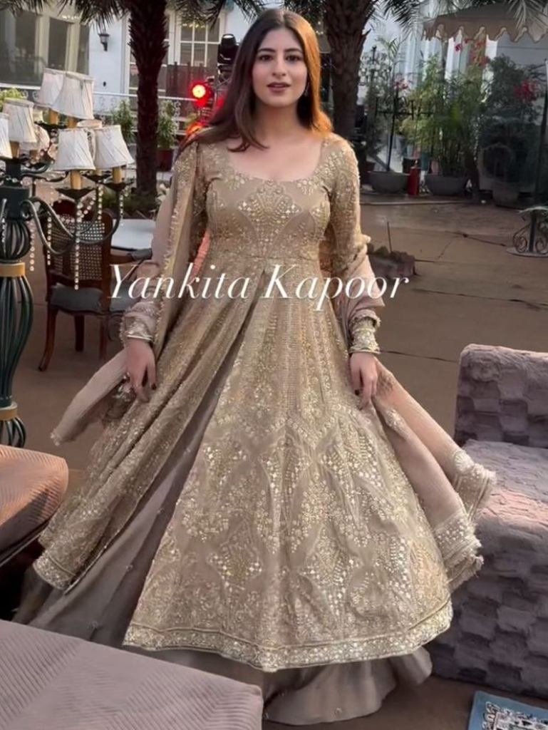 chinon silk embroidery sequenc 1735550569 Chinon Silk Embroidery Sequence Work Lehenga Choli Dupatta