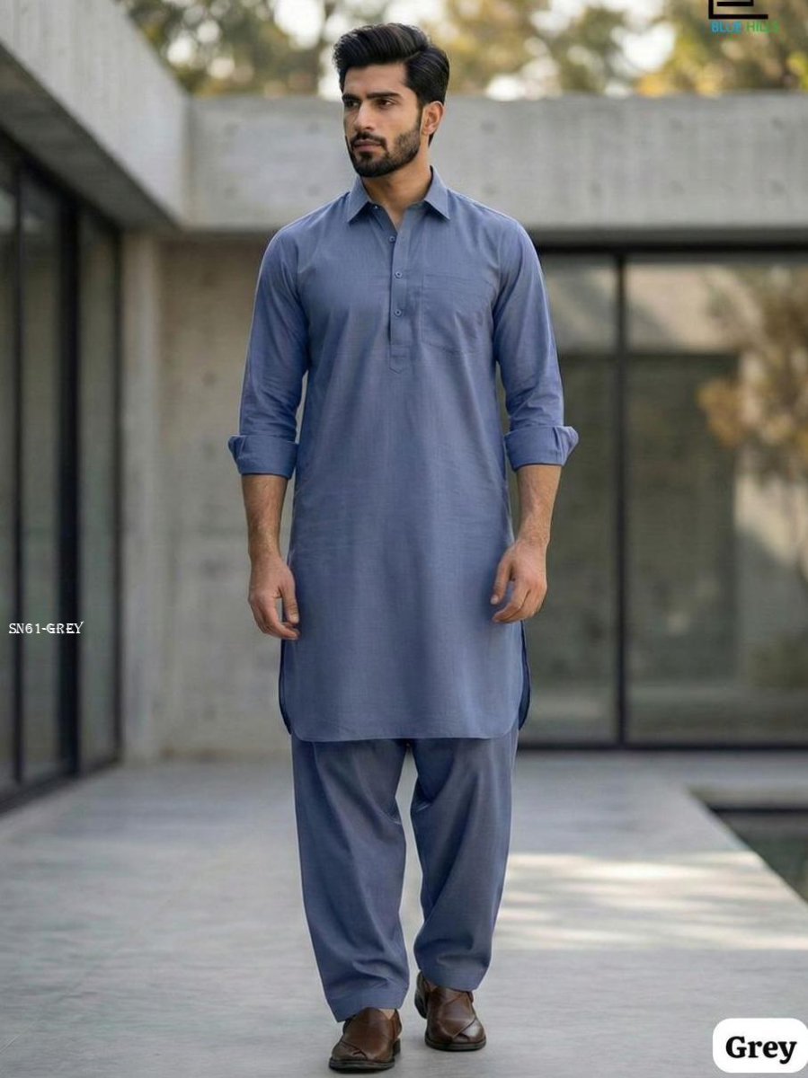 classic grey kurta pajama set 1773383266 Classic Grey Kurta Pajama Set for Men