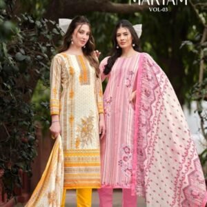 Cotton Mul Mul Print MARYAM VOL 3 Dress Material Catalog