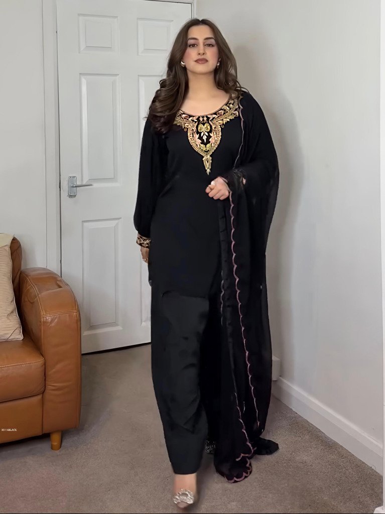 designer black farsi salwar su 1748688867 Designer Black Farsi Salwar Suit With Embroidery Work