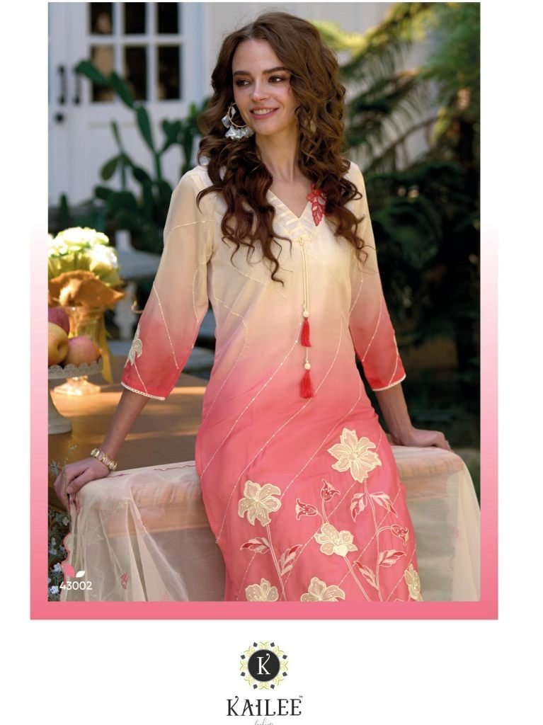 designer kailee fashion kurti 1744806942 Designer Kailee Fashion Present Suroor Kurti Pant Dupatta Set
