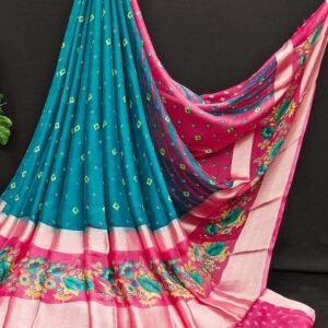 Designer Rama Moss Georgette Saree