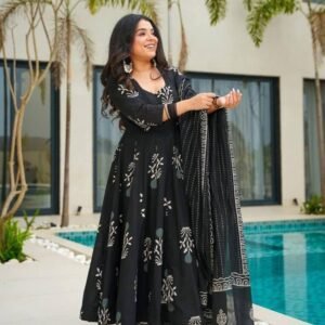 Digital Printed Palazzo Suit in Soft Mul Cotton Fabric