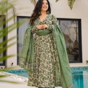 Digital Printed Palazzo Suit in Soft Mul Cotton Fabric
