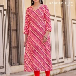 Diya Trends Garden City Vol 8 Multi Color Printed Straight Kurti