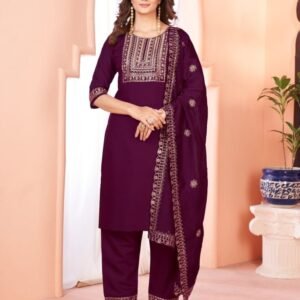 Elegance fancy ethnic style kurti pant with dupatta