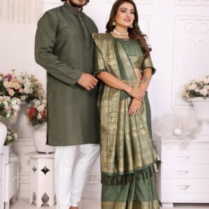 Elegant Couple Dress Set for Special Occasions