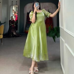 Elevate Your Look With Burberry Plain Frock Style Kurti